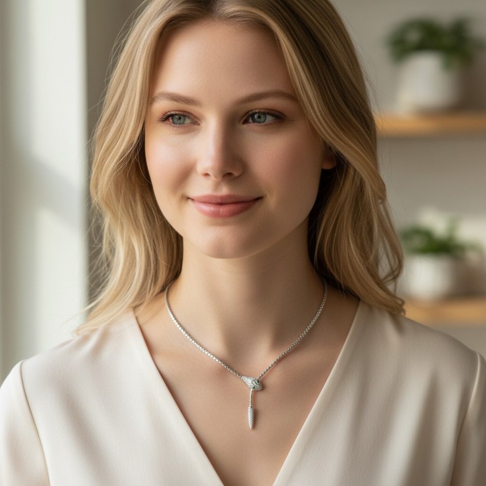 The Serpentine Lariat Necklace