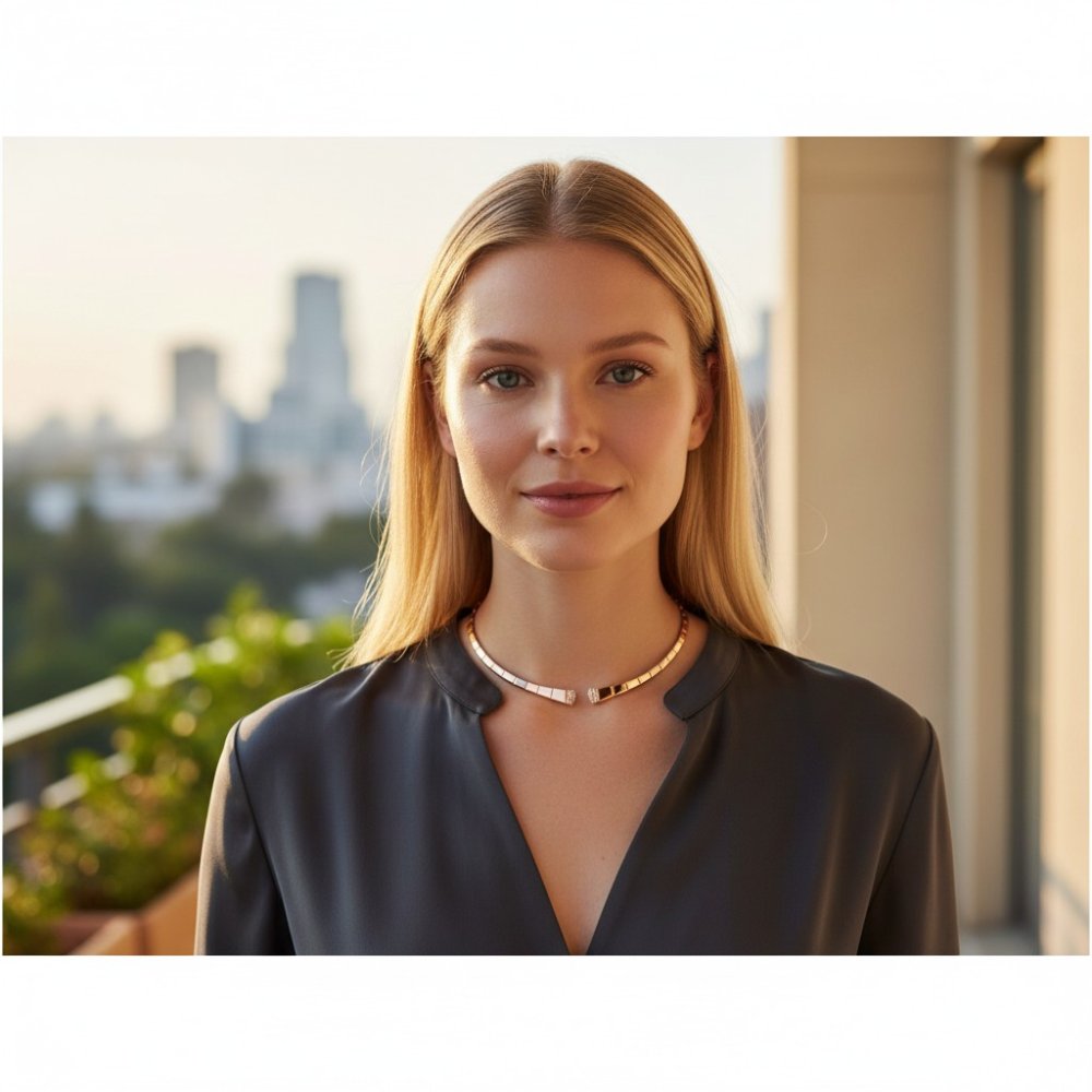 Aura Segmented Open Collar