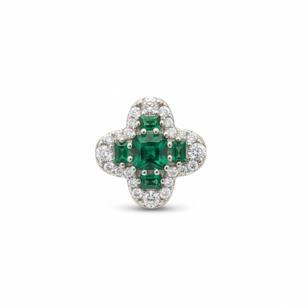 Verdant Clover Studs