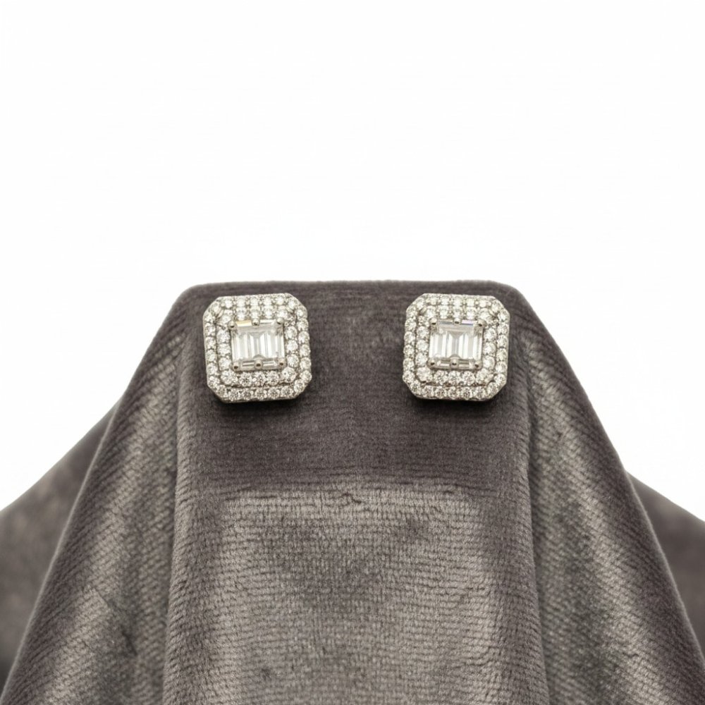 Aura Geometric Halo Studs