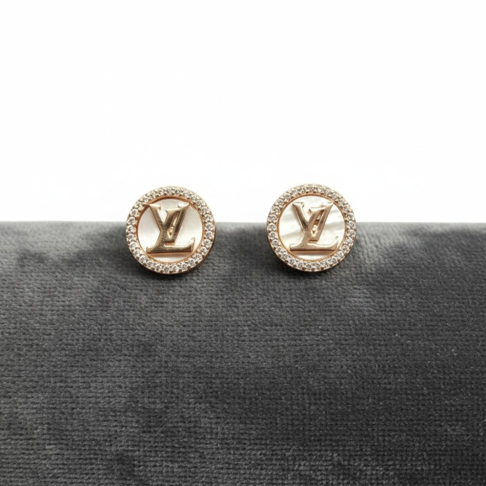 Monogram Luxe Halo Studs