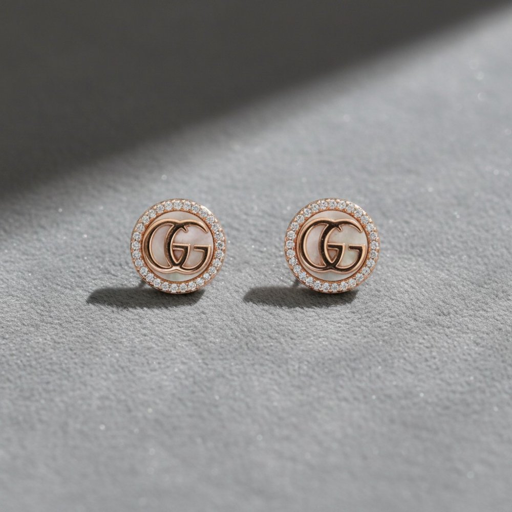 Aura Geometric Stud Earrings