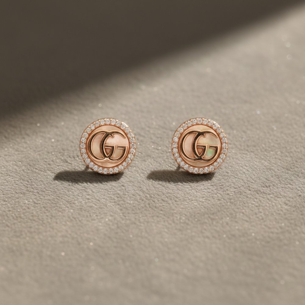 Aura Geometric Stud Earrings