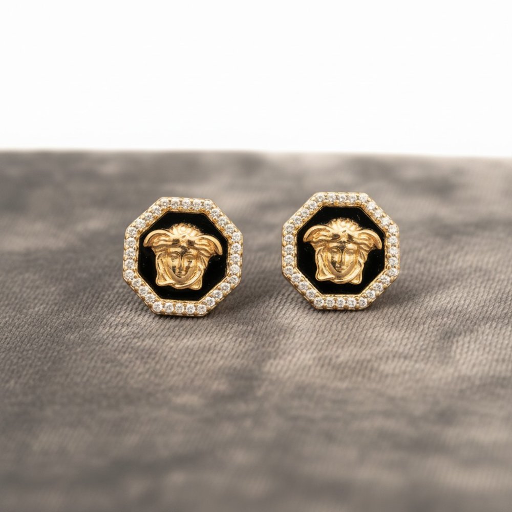 Imperial Octagon Medusa Studs