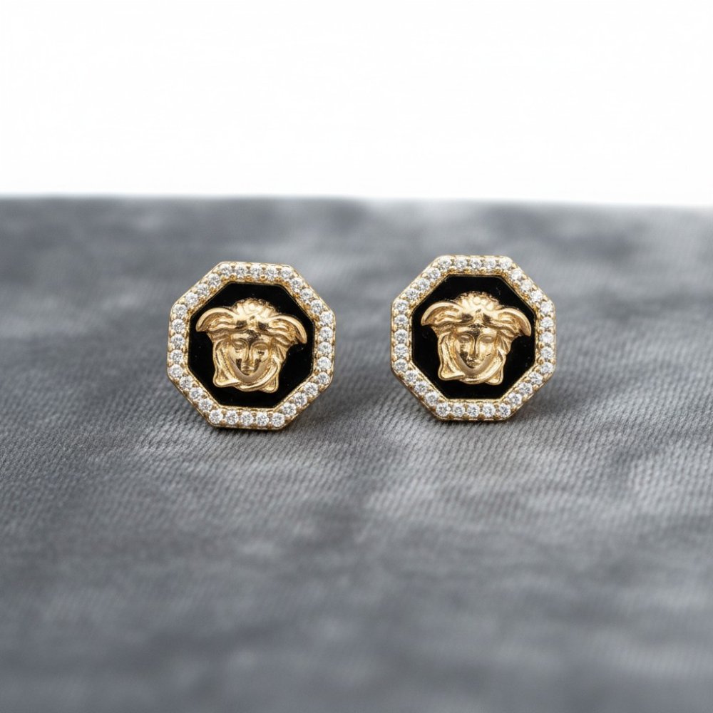 Imperial Octagon Medusa Studs