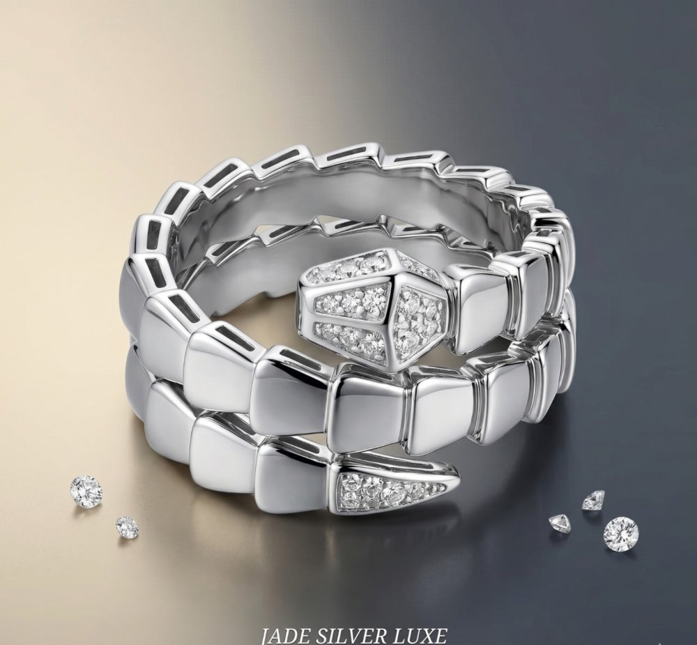 Serpentine Scale Wrap Ring