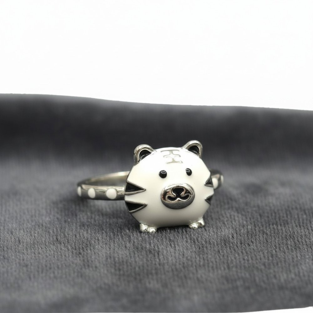 Little Tiger Silver Ring