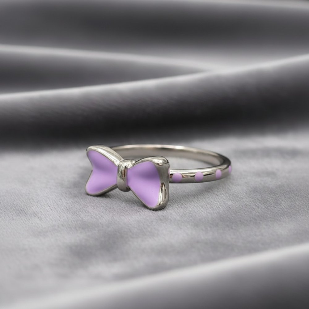 Lilac Bow Delight Ring