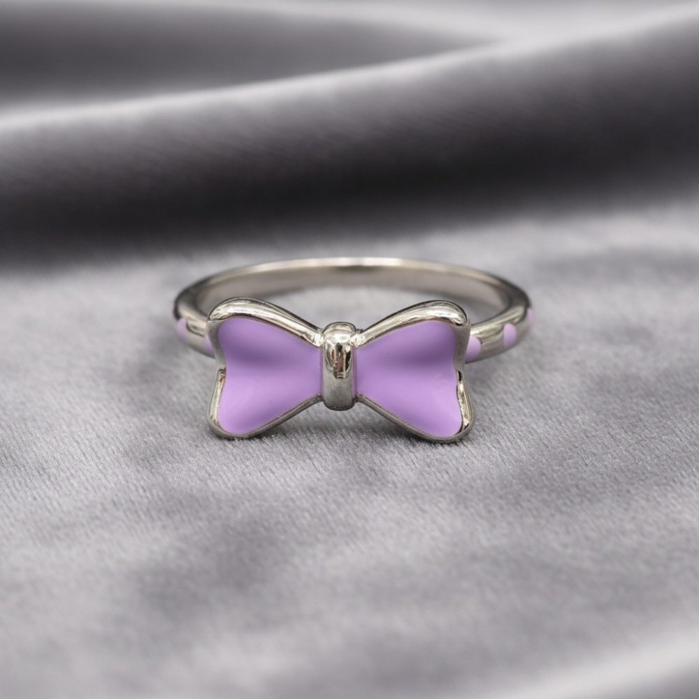 Lilac Bow Delight Ring