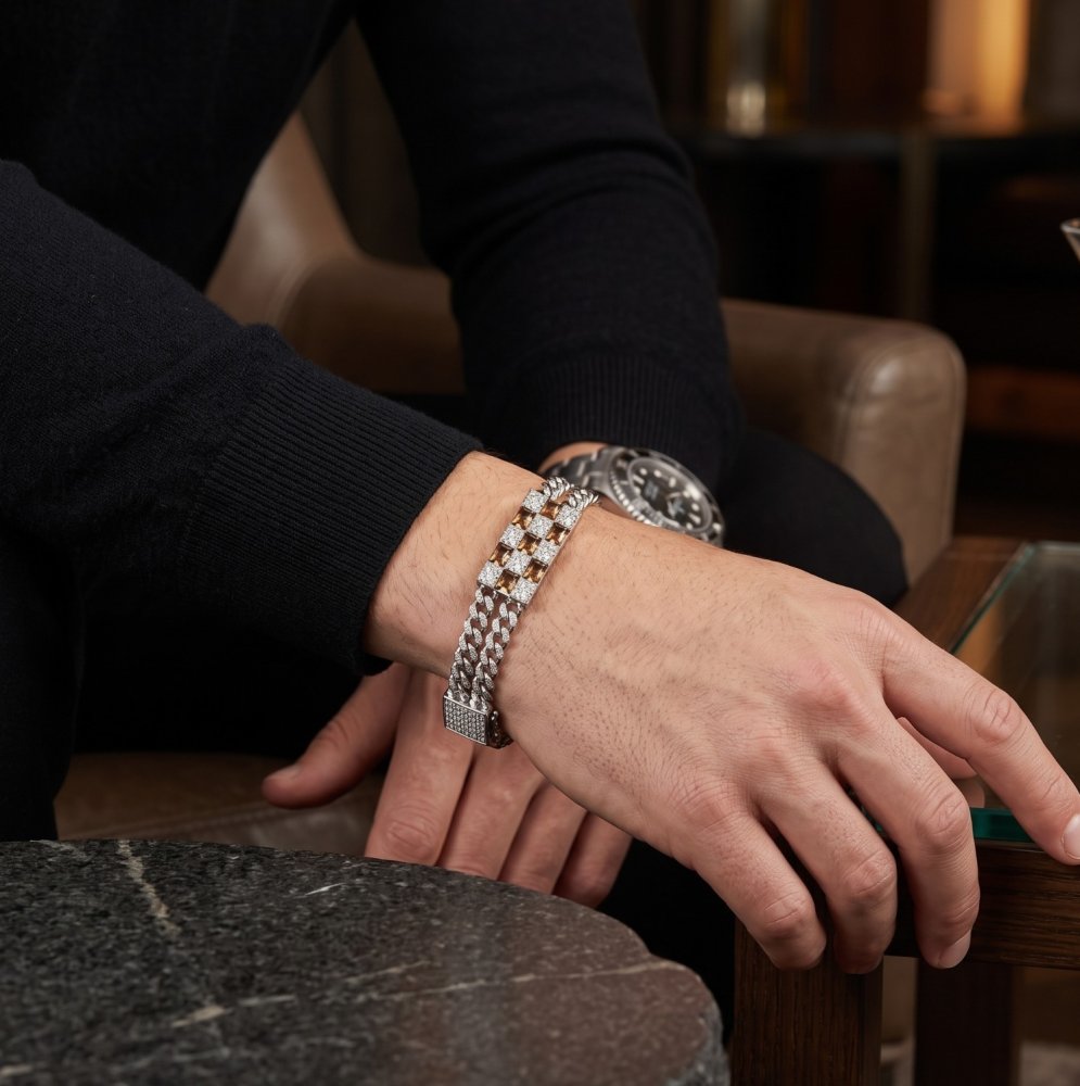 The Checkerboard Grandeur Bracelet
