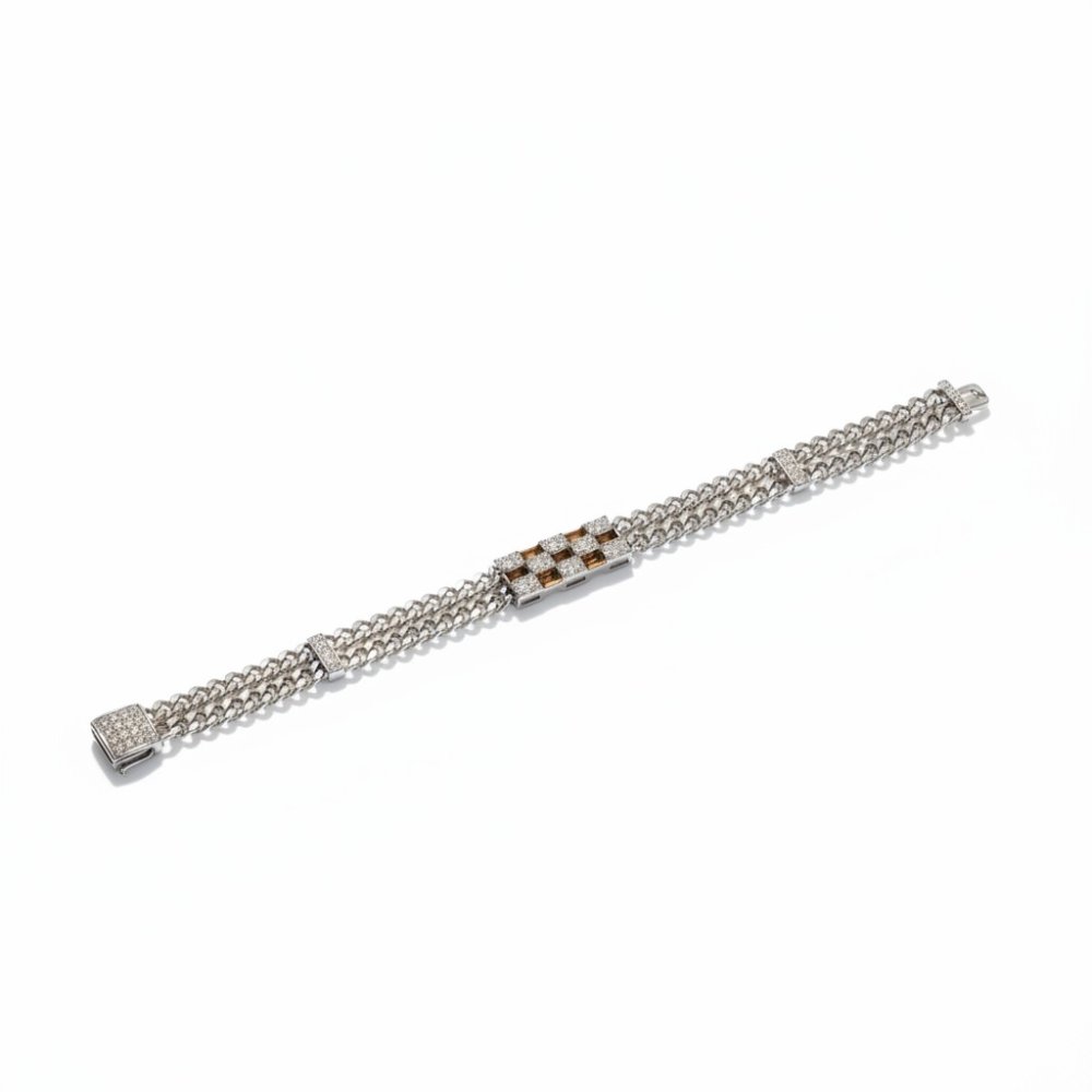 The Checkerboard Grandeur Bracelet