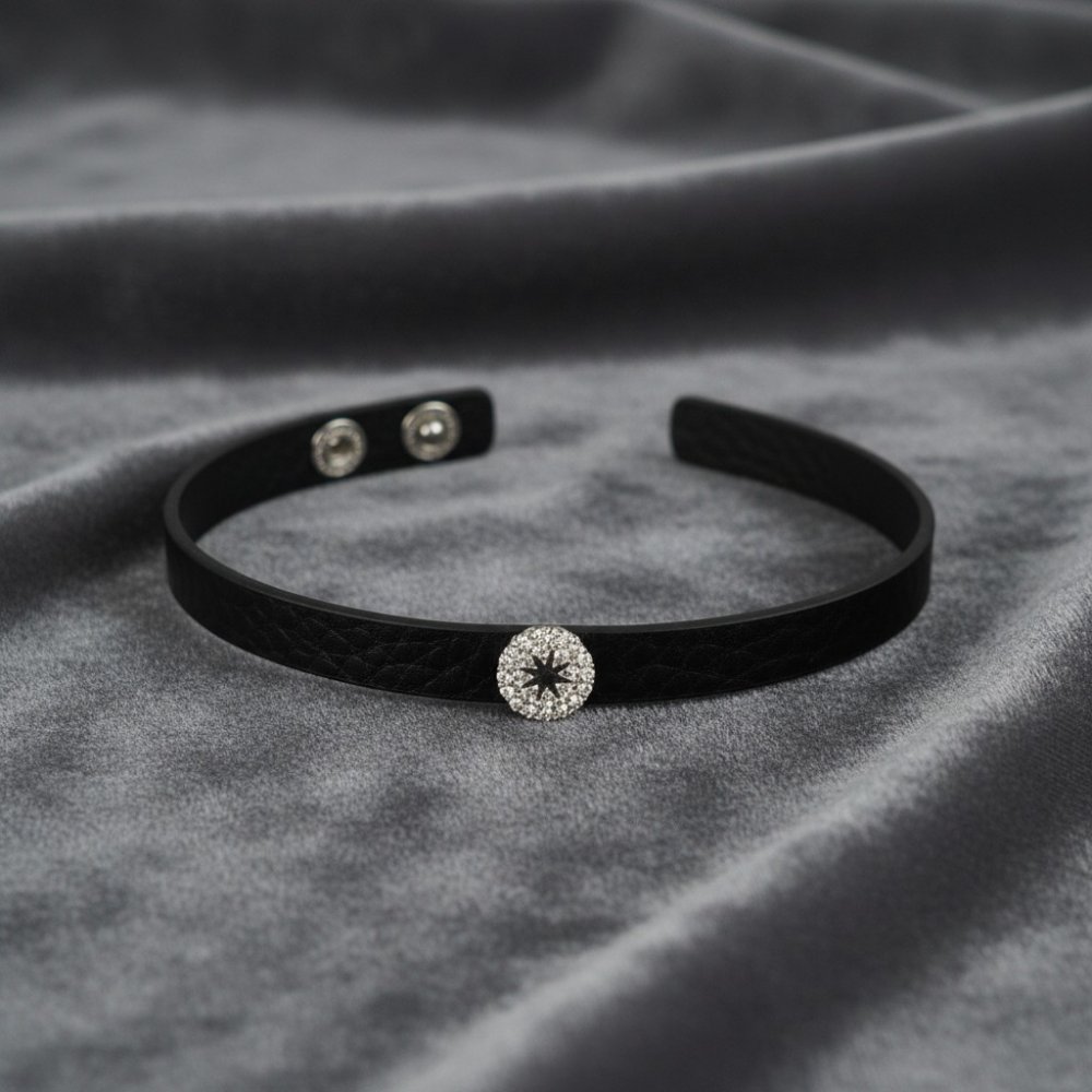 Stellar Black Enamel Bracelet