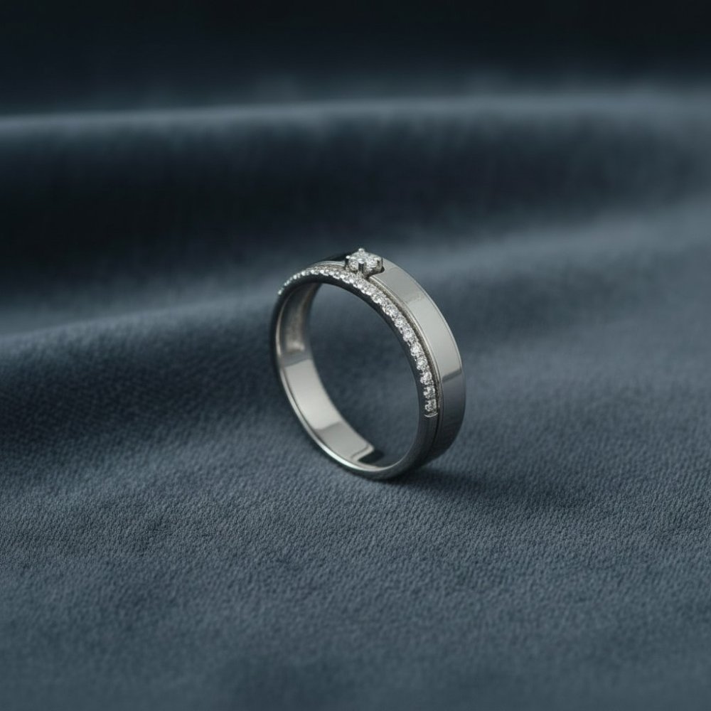 Dual-Band Butterfly Accent Ring