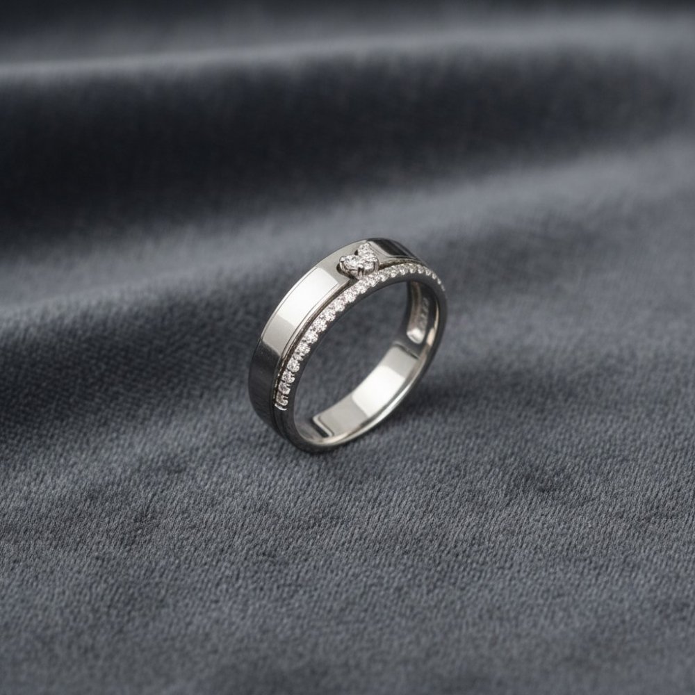 Dual-Band Butterfly Accent Ring