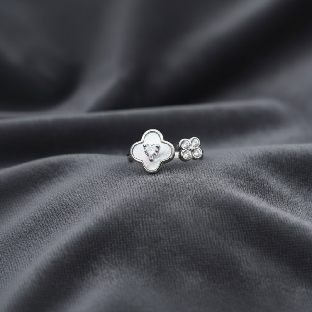 Blossom Clover Open Ring