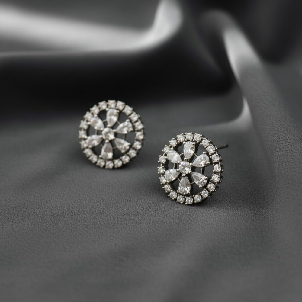 Aura Blossom Halo Studs