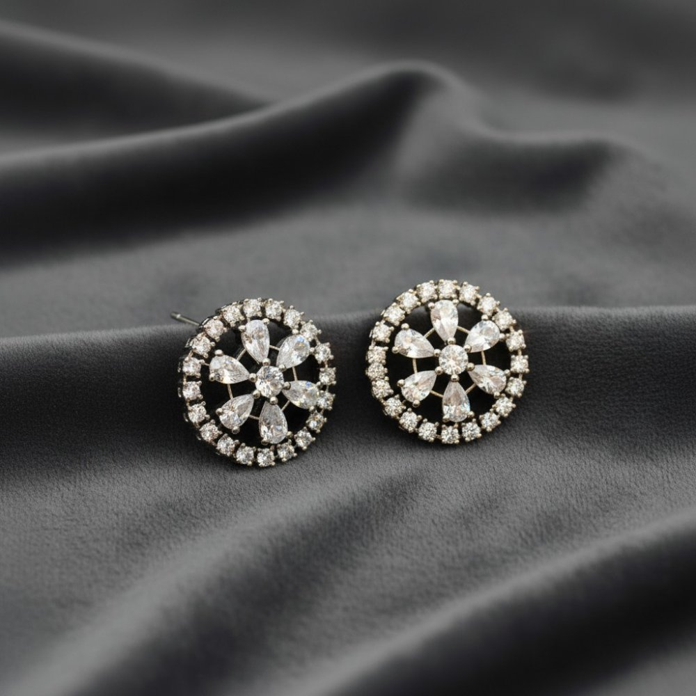 Aura Blossom Halo Studs