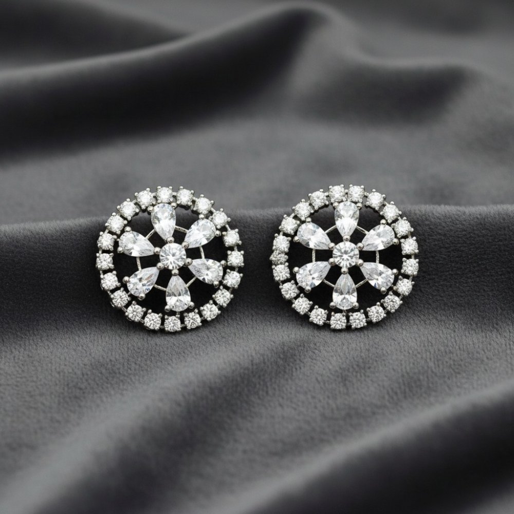 Aura Blossom Halo Studs