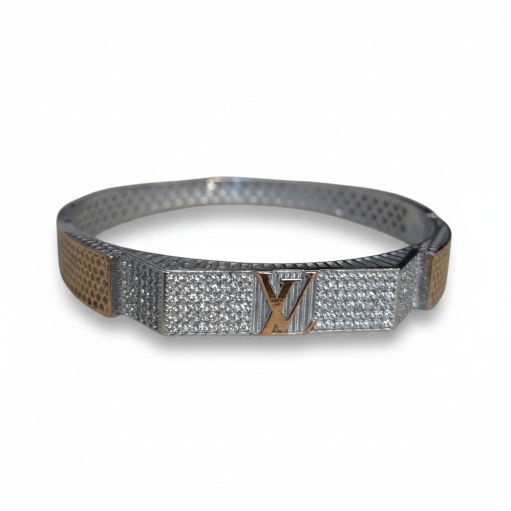 The Luxe Geometric Emblem Men’s Kada