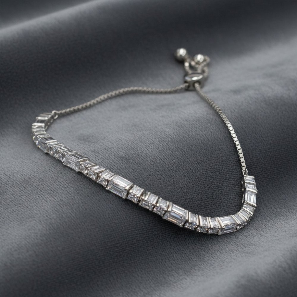 Lumina Baguette Slider Bracelet