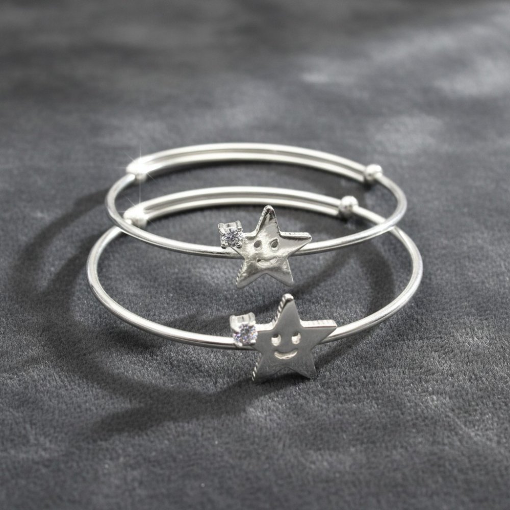 Twinkling Star Adjustable Baby Kada (Pair)