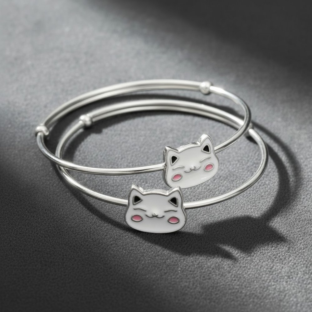 Cute Kitten Baby Kada (Pair)