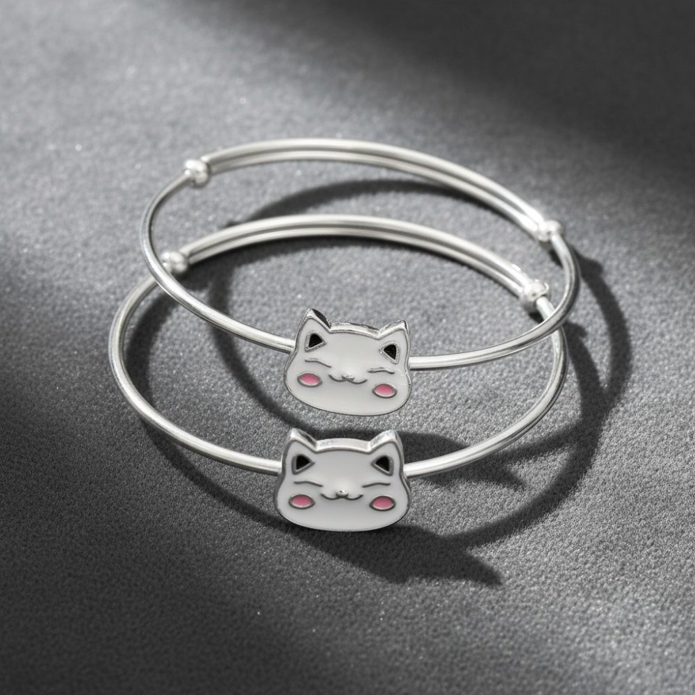 Cute Kitten Baby Kada (Pair)