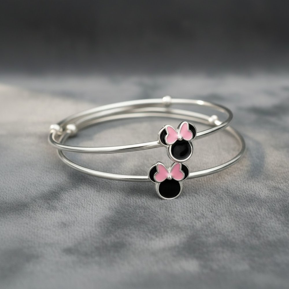Minnie Bow Baby Kada (Pair)