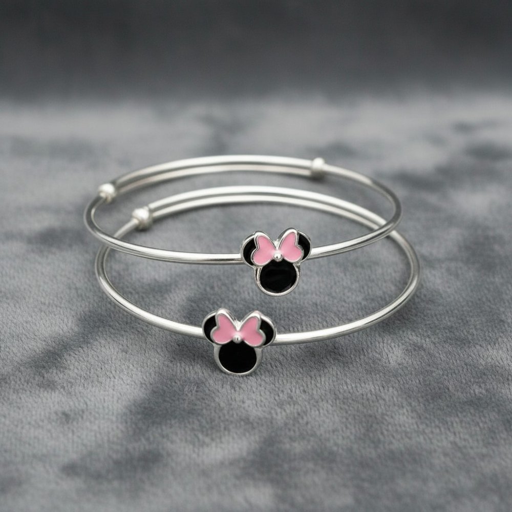 Minnie Bow Baby Kada (Pair)