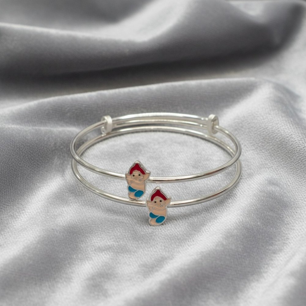 Bal Ganesha Adjustable Baby Kada (Pair)