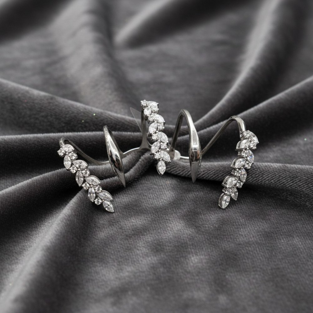Marquise Vine 4-Finger Statement Ring