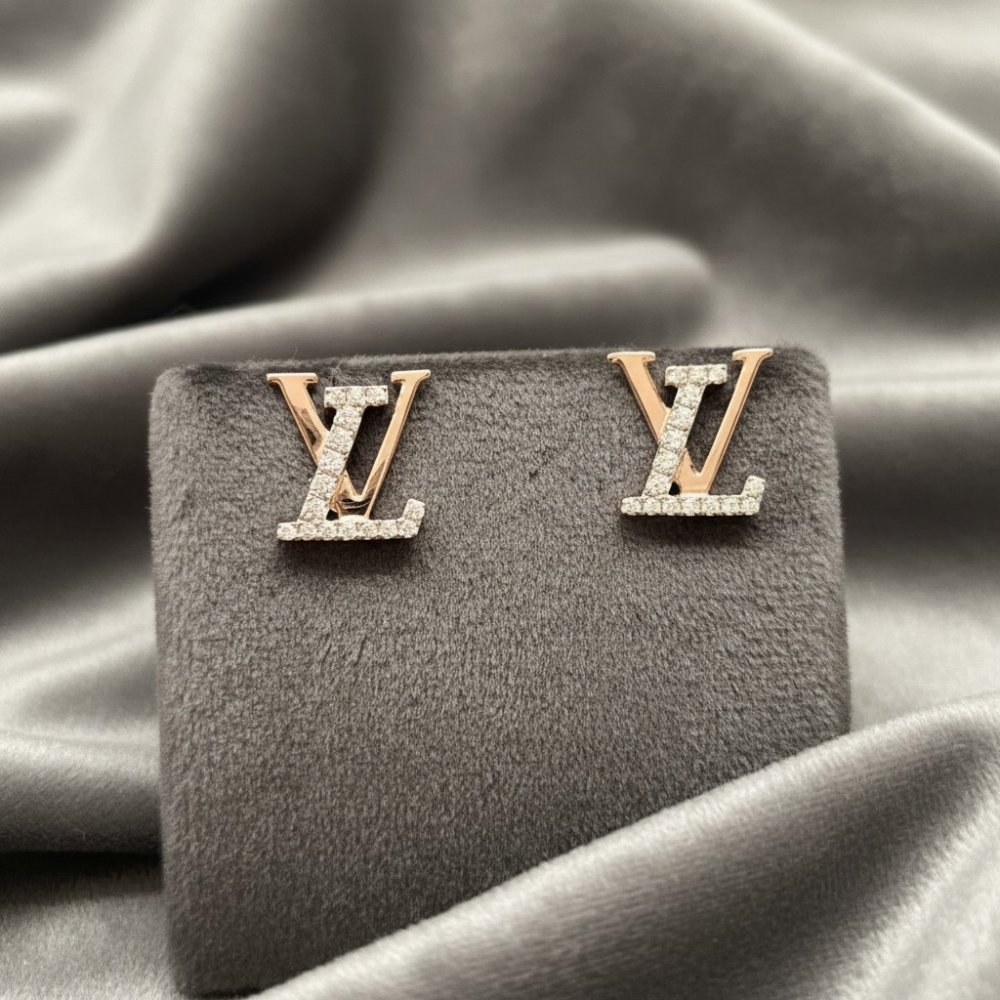 Luxe Monogram Stud Earrings