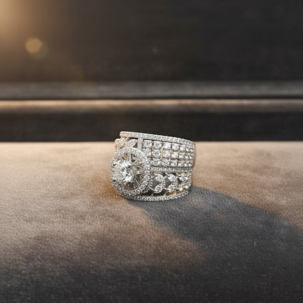Empress Halo Multi-Band Ring