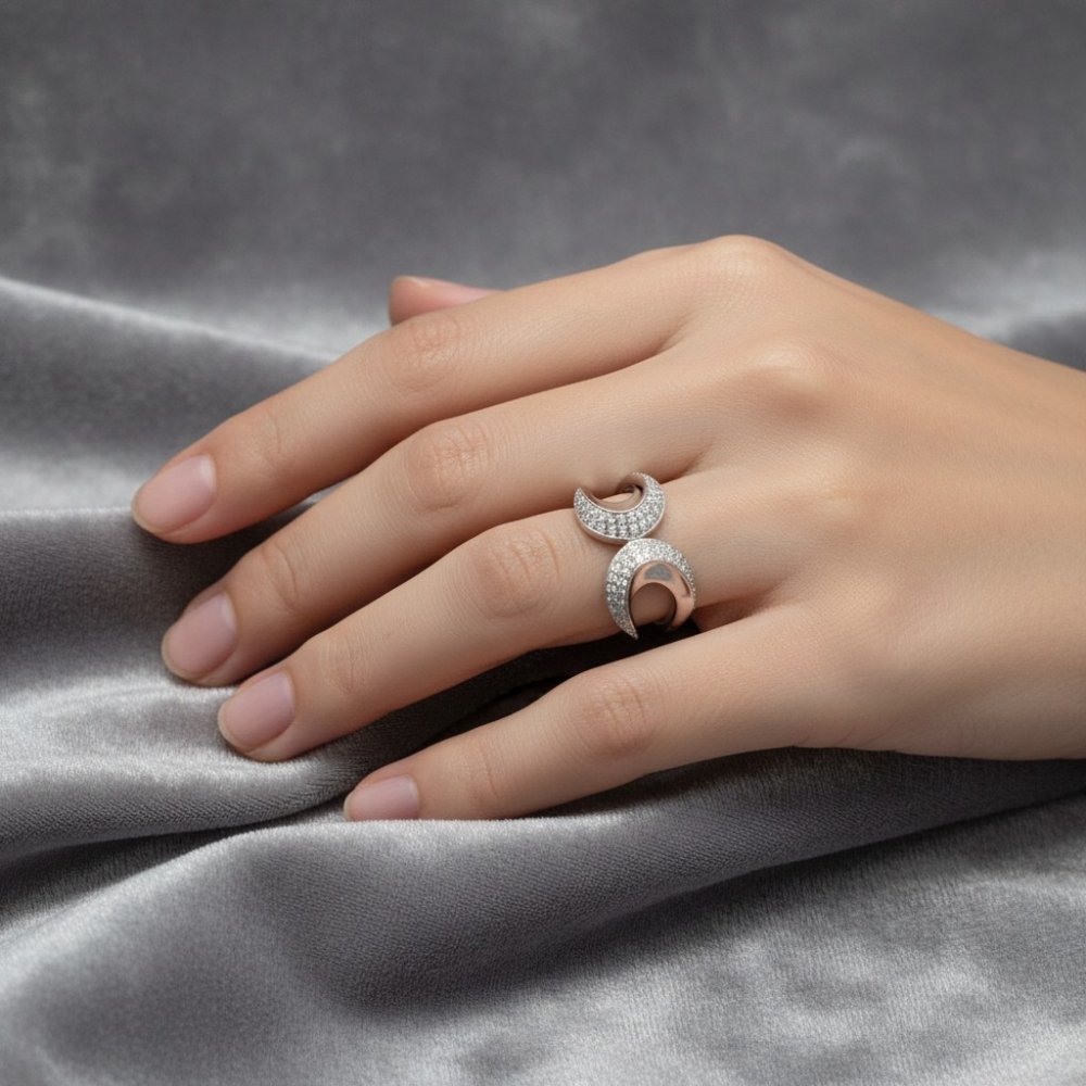 Rose Gold Infinity Bow Ring