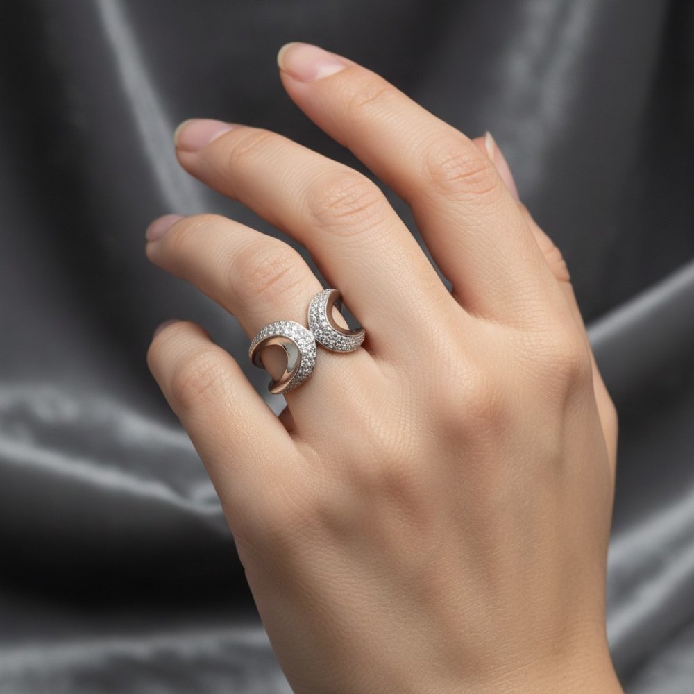 Dual Crescent Statement Ring