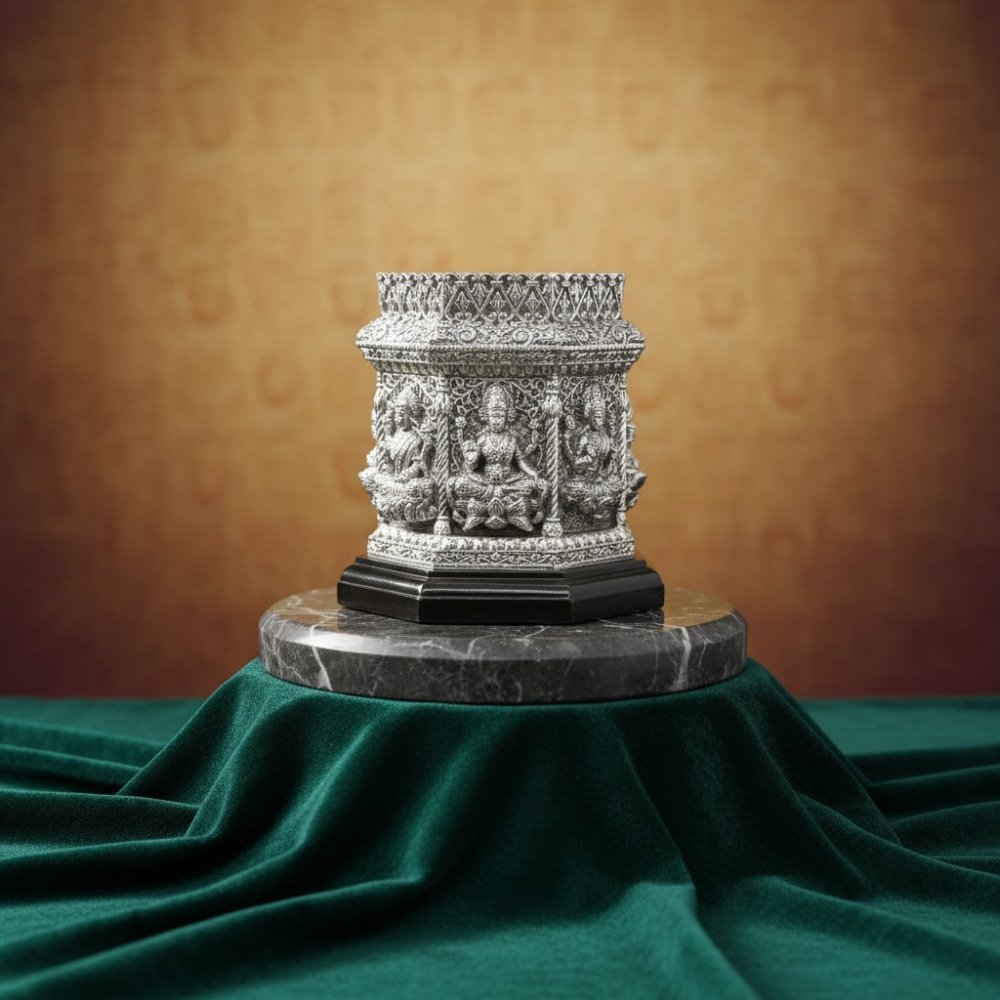 Divine Silver Tulsi Kunda
