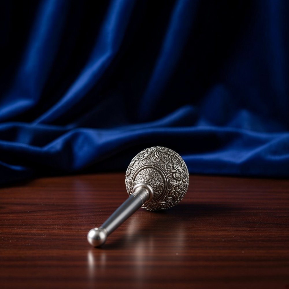 Silver Hanuman Ji Gada (Mace)
