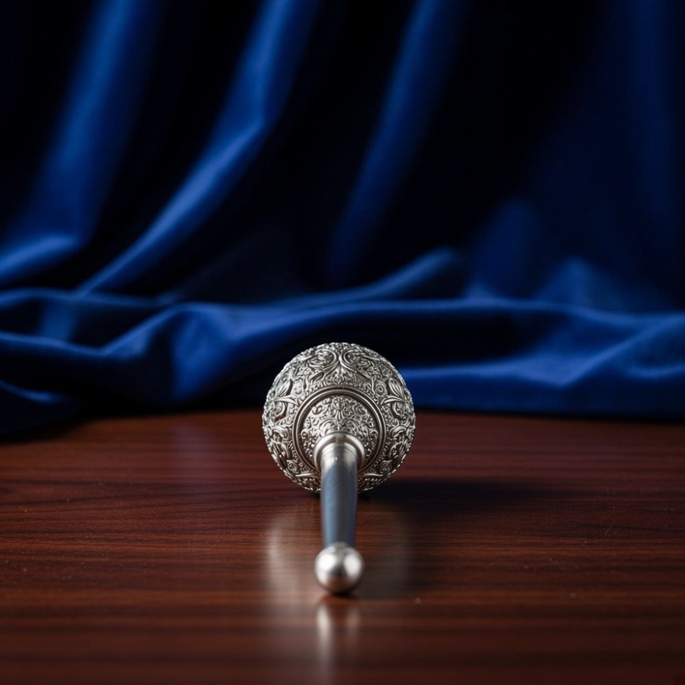 Silver Hanuman Ji Gada (Mace)