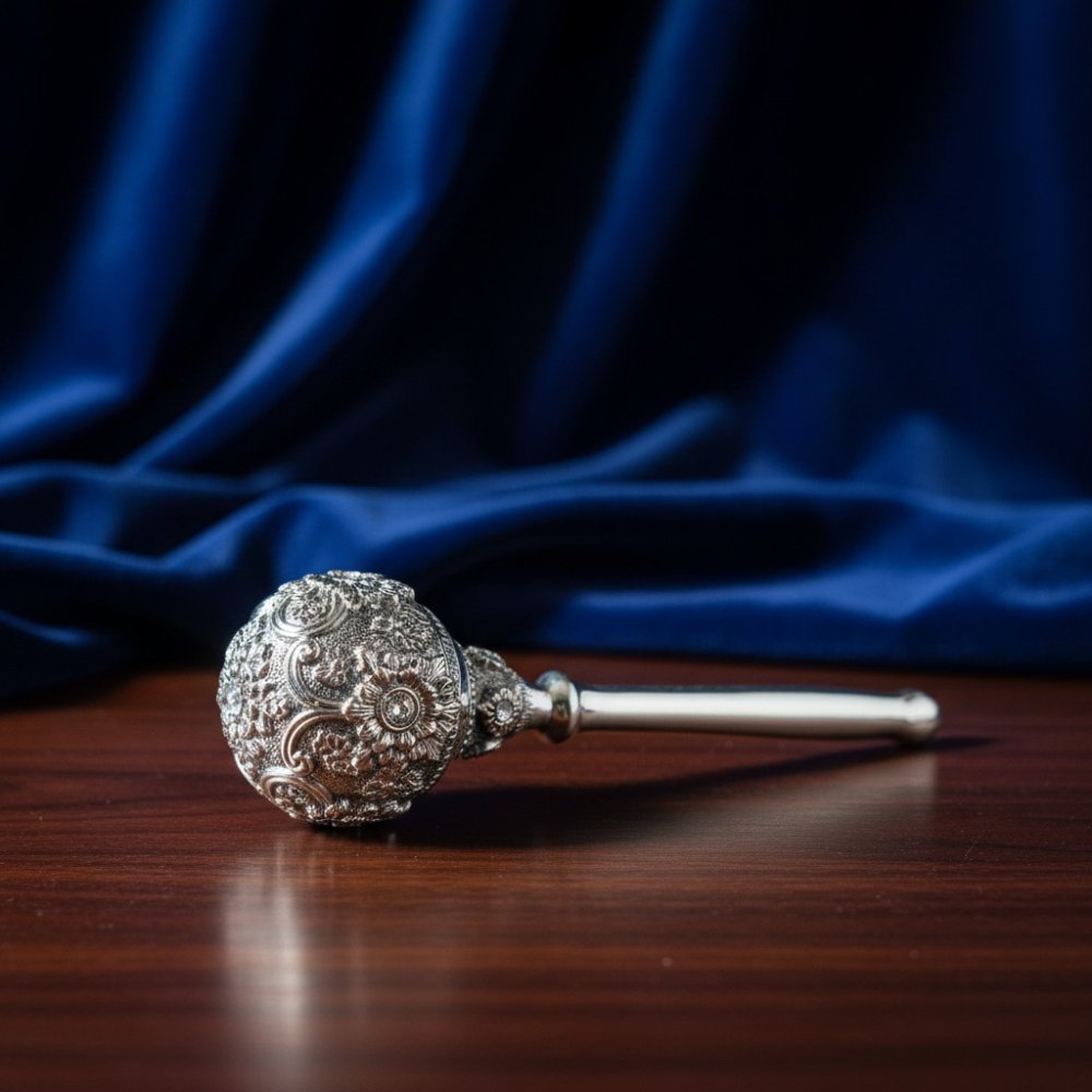 Silver Hanuman Ji Gada (Mace)