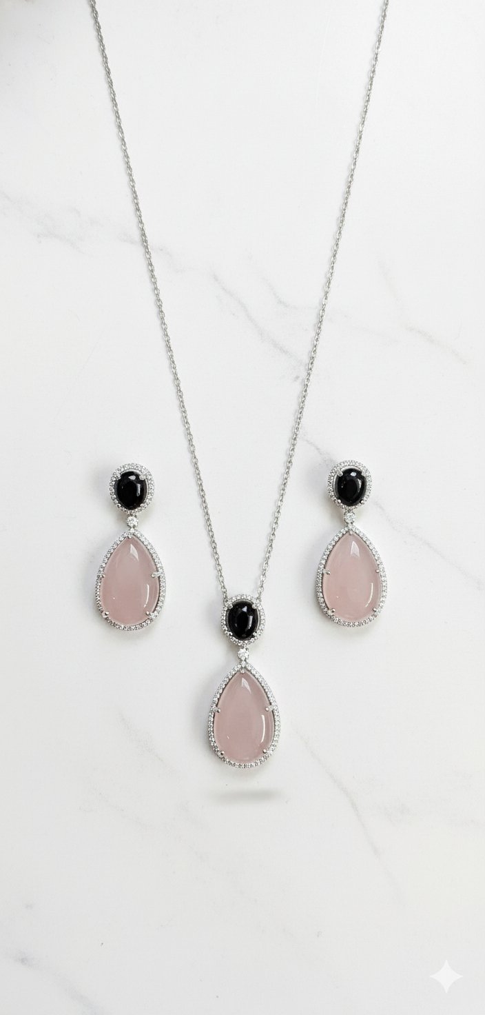 Midnight Rose Teardrop Set.