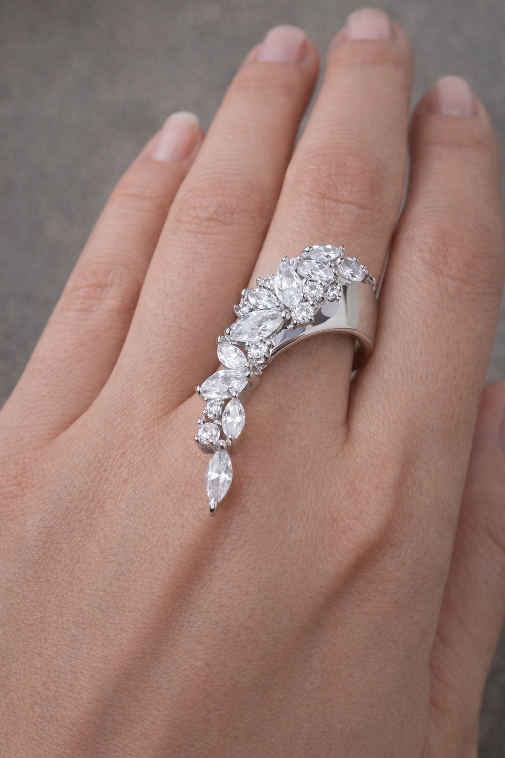 Aurelian Cascade Ring