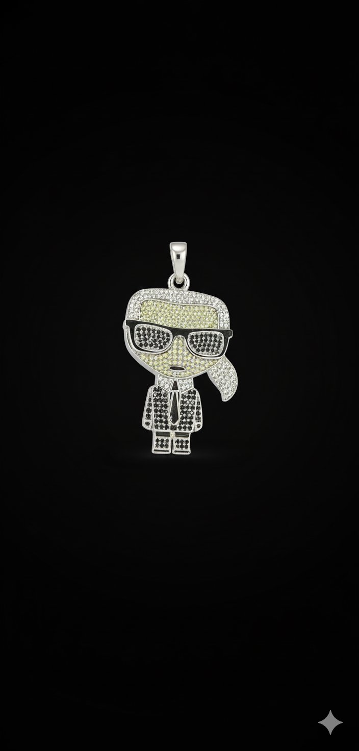 The "Iconic Visionary" & Pavé Zirconia Brooch